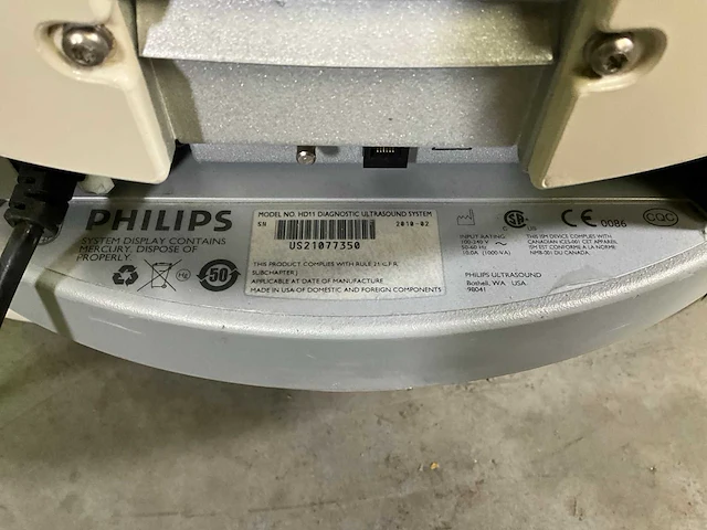 2010 philips hd11xs echografie machine - afbeelding 6 van  14