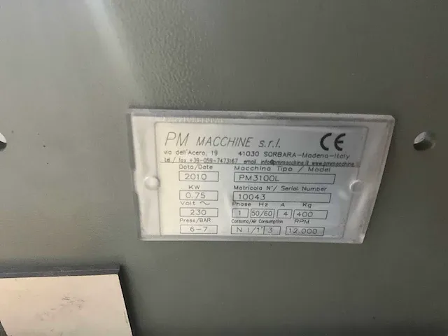 2010 pm macchine pm3100l kopieerfreesmachine - afbeelding 4 van  14