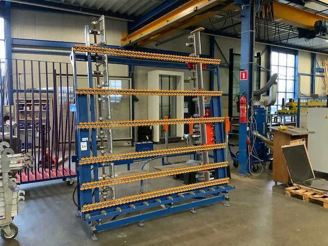 2010 ryko vk2515 pneumatische beglazing en controlepers - afbeelding 3 van  6