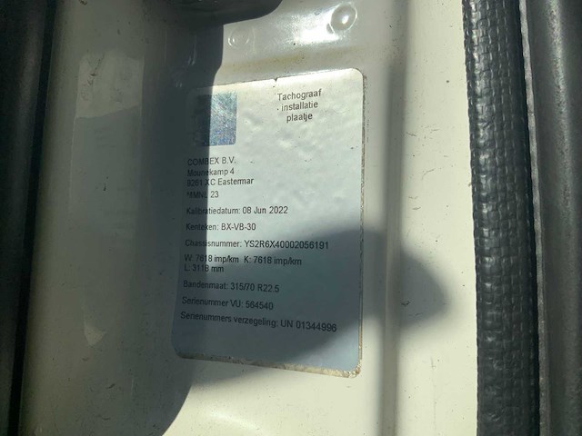 2010 scania v8 r620 8x4 vrachtwagen - afbeelding 20 van  52