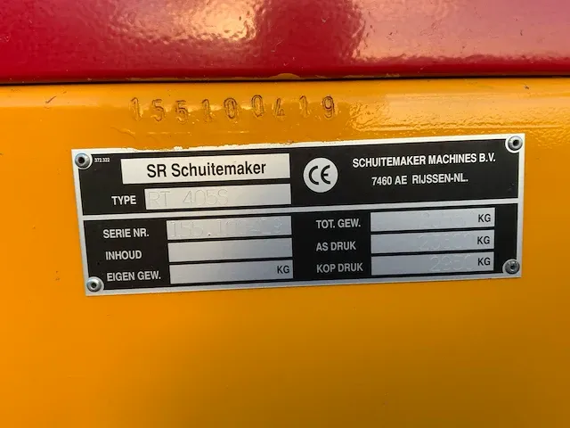 2010 schuitemaker rapide 155 opraapwagen - afbeelding 29 van  36