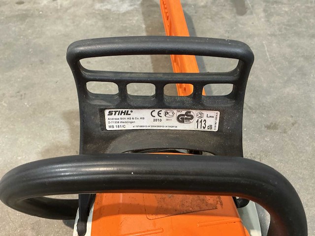 2010 stihl ms 181/c kettingzaag - afbeelding 6 van  6