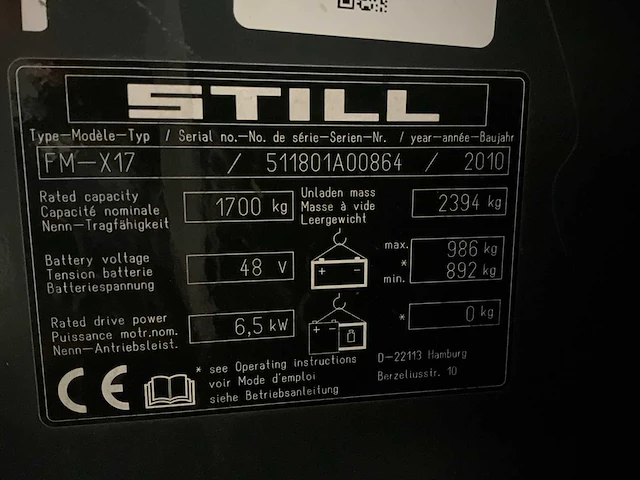 2010 still fm-x14 reach truck - afbeelding 7 van  16