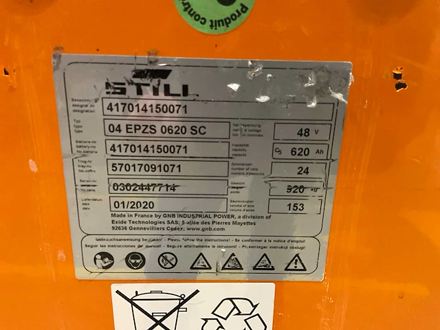 2010 still fm-x14 reach truck - afbeelding 8 van  16