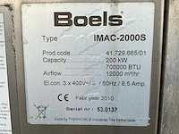 2010 thermobile imac-2000 s industriële heater / event heater / hetelucht turbine - afbeelding 3 van  11