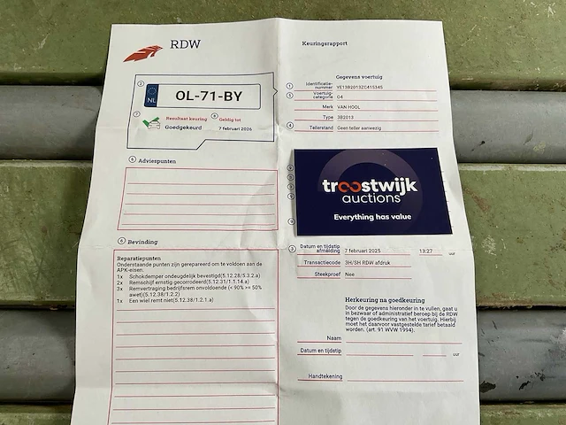 2010 van hool vhlo-2011 zc container chassis oplegger (c) - afbeelding 22 van  31