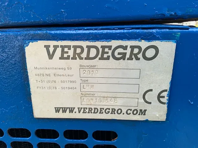 2010 verdegro lmw lichtmast aggregaat aanhangwagen - afbeelding 13 van  20