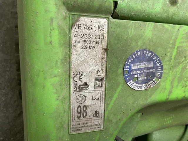 2010 viking mb 755.1 ks grasmaaier - afbeelding 9 van  9