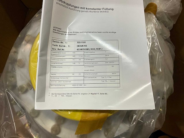 2010 voith turbo vloeistofkoppeling - afbeelding 3 van  3