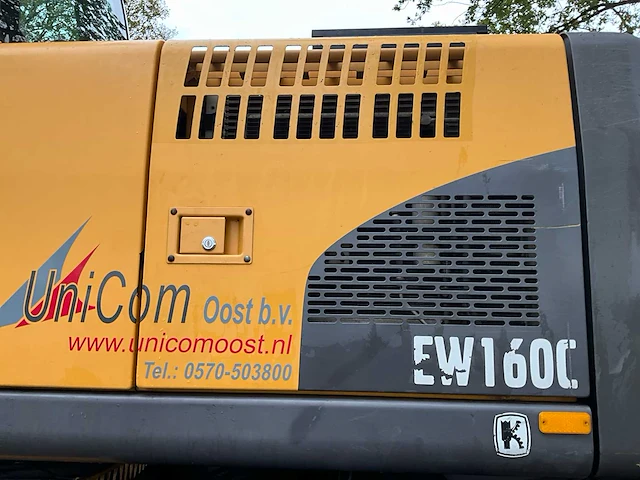 2010 volvo ew160c banden graafmachine - afbeelding 3 van  30