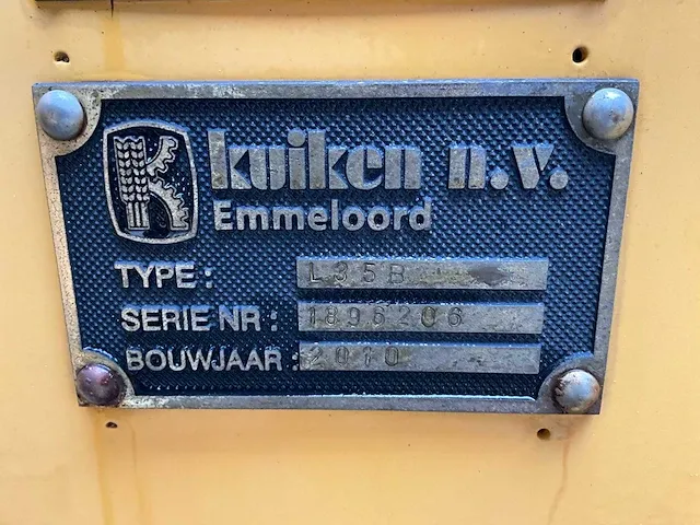 2010 volvo l35b pro shovel - afbeelding 10 van  19