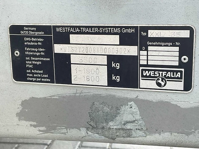 2010 westfalia xxl paardentrailer met living - afbeelding 18 van  25