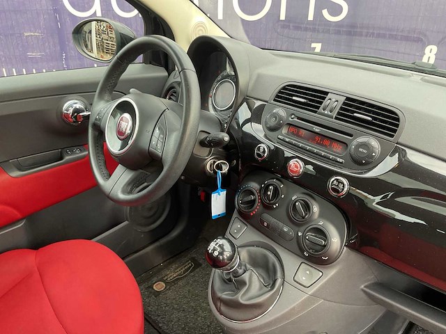 2011 - fiat - 500 - 1.2 lounge - personenauto - afbeelding 15 van  16