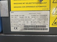 2011 abac spinn 1100 500 compressor - afbeelding 10 van  11