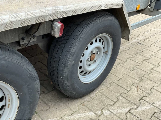 2011 atec mt1 graafmachine transporter / voertuig aanhangwagen - afbeelding 13 van  17