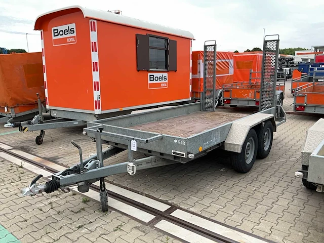 2011 atec mt1 graafmachine transporter / voertuig aanhangwagen - afbeelding 1 van  17