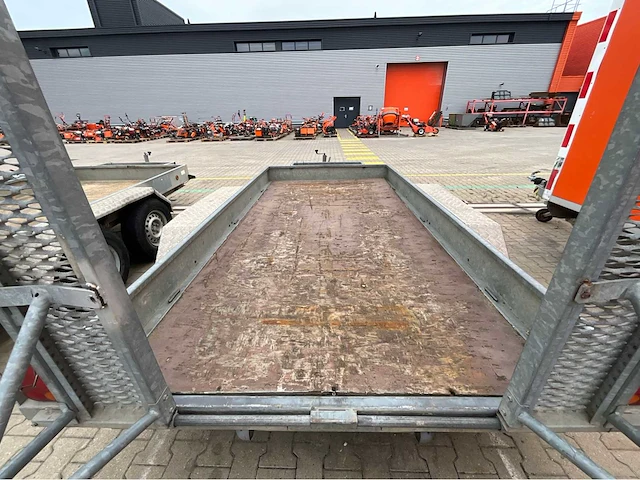 2011 atec mt1 graafmachine transporter / voertuig aanhangwagen - afbeelding 6 van  17