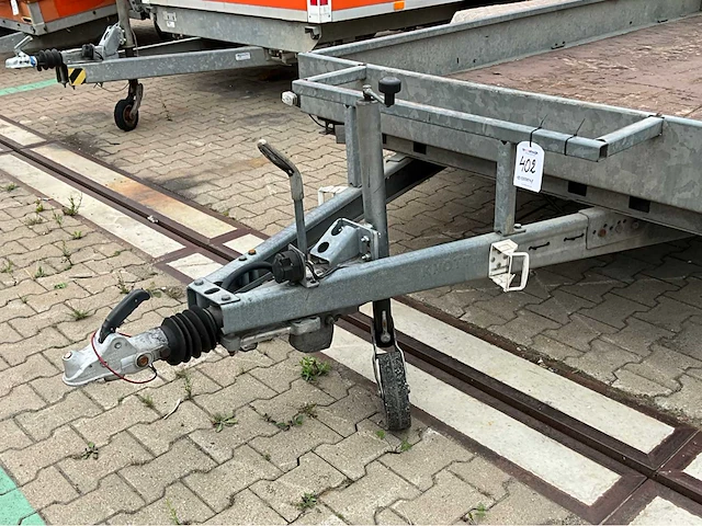 2011 atec mt1 graafmachine transporter / voertuig aanhangwagen - afbeelding 9 van  17