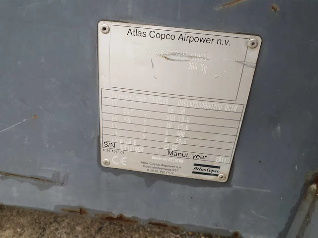 2011 atlas copco qas20 stroomgenerator - afbeelding 11 van  11