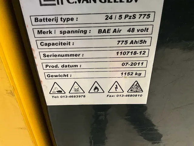 2011 atlet uns200dtfvxf540 reach truck - afbeelding 5 van  16