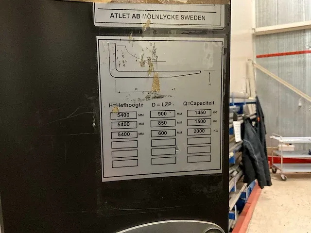 2011 atlet uns200dtfvxf540 reach truck - afbeelding 4 van  16