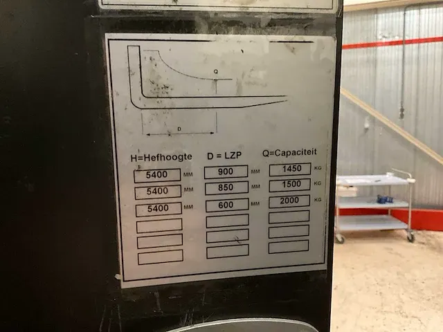 2011 atlet uns200dtfvxf540 reach truck - afbeelding 4 van  13
