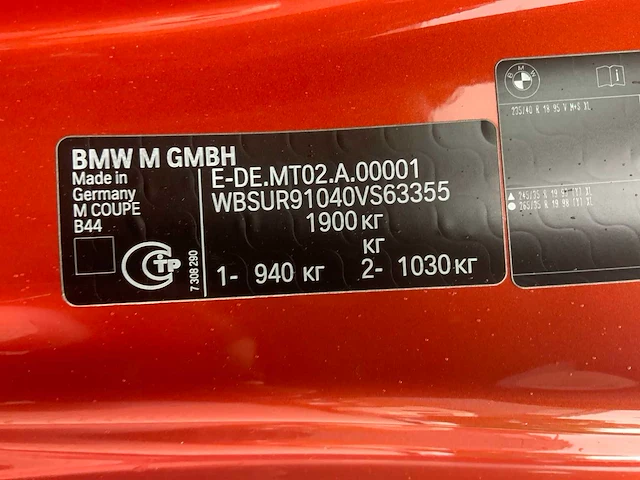 2011 bmw 1 m coupe personenauto - afbeelding 42 van  46