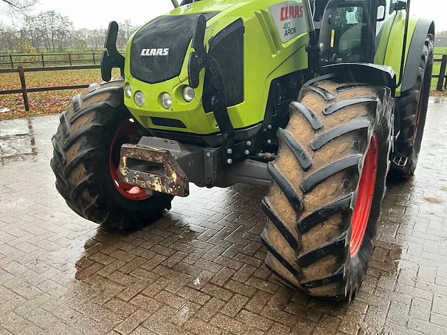 2011 claas arion 420 vierwielaangedreven landbouwtractor met voorlader - afbeelding 5 van  40