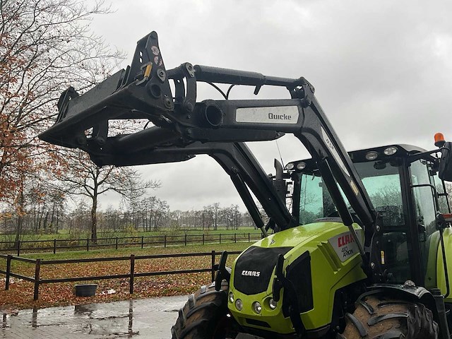 2011 claas arion 420 vierwielaangedreven landbouwtractor met voorlader - afbeelding 6 van  40