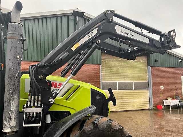 2011 claas arion 420 vierwielaangedreven landbouwtractor met voorlader - afbeelding 8 van  40