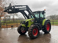 2011 claas arion 420 vierwielaangedreven landbouwtractor met voorlader - afbeelding 1 van  40