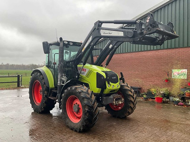 2011 claas arion 420 vierwielaangedreven landbouwtractor met voorlader - afbeelding 34 van  40