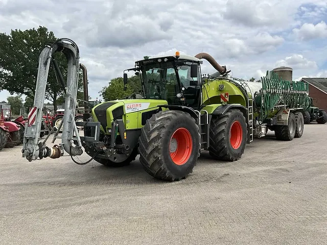 2011 claas xerion 3800 trac vc + kotte ptlx28 mesttank - scherpenzeel - afbeelding 1 van  35