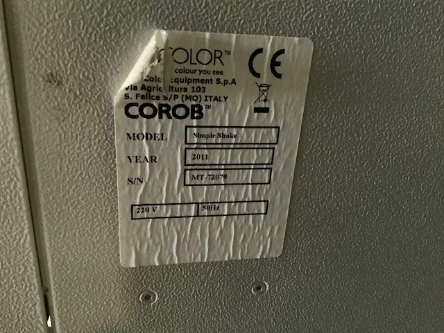 2011 coroc simple shake blikkenschudmachine - afbeelding 5 van  6