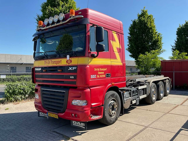 2011 daf fak xf105 containerwagen - afbeelding 1 van  25