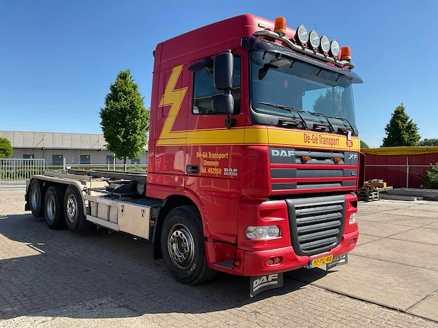 2011 daf fak xf105 containerwagen - afbeelding 20 van  25