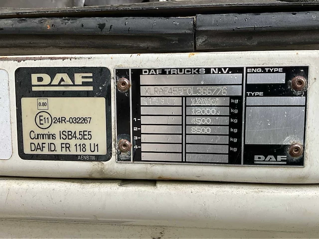 2011 daf lf 45.160 hybrid vrachtwagen - afbeelding 42 van  47