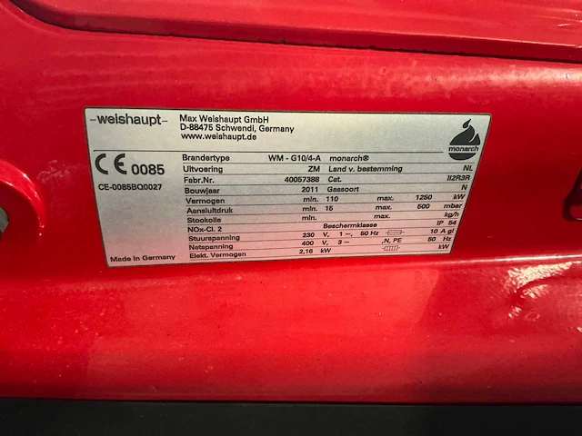 2011 deconinck hs900-12 vo 21m3 stoomgenerator - afbeelding 14 van  21
