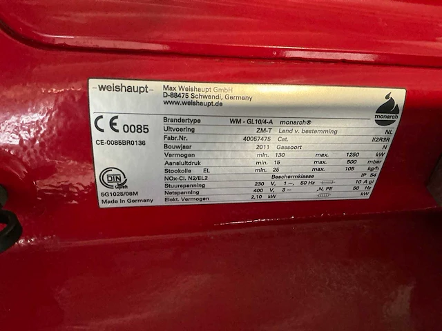 2011 deconinck hs900-12 vo 21m3 stoomgenerator - afbeelding 6 van  16