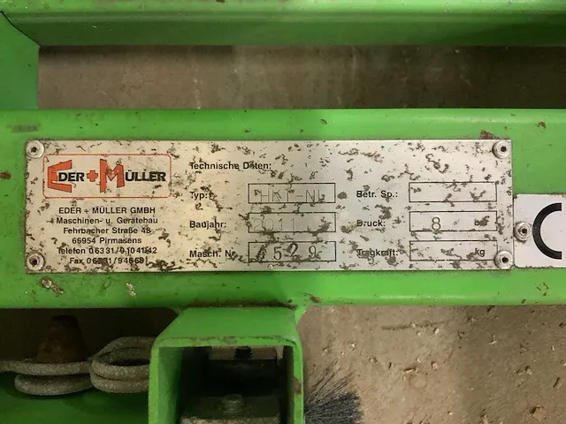 2011 eder muller hkt-nl kantelbare montagetafel - afbeelding 3 van  11