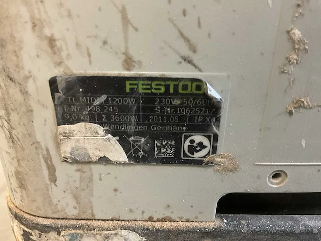 2011 festool ctl midi industriële stofzuiger - afbeelding 5 van  5
