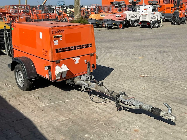2011 gardner denver / compair c50 dlt0408-02 compressor aanhangwagen - afbeelding 12 van  19
