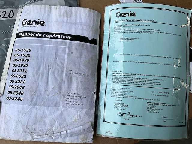 2011 genie gs-2032 hoogwerker - afbeelding 3 van  12