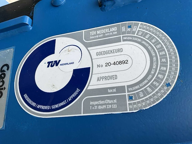 2011 genie tz-34/20 knikarmhoogwerker op aanhangwagen - afbeelding 14 van  22