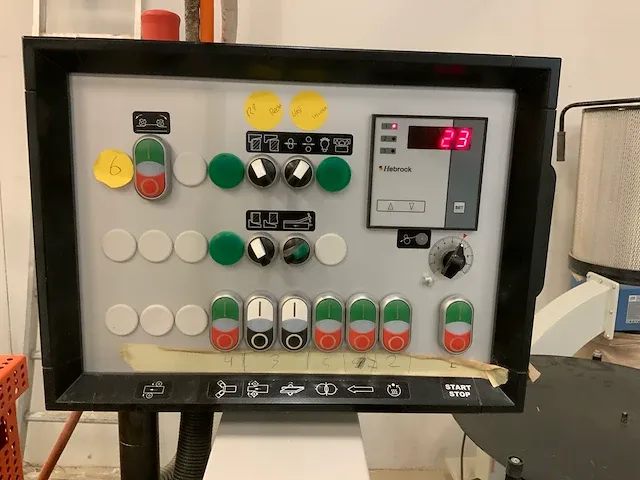 2011 hebrock akv 3000 dkf kantfineermachine - afbeelding 8 van  11