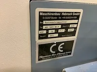 2011 hebrock akv 3000 dkf kantfineermachine - afbeelding 9 van  11