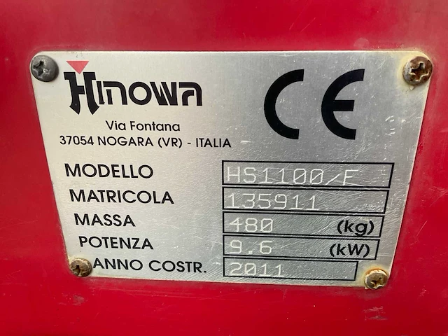 2011 hinowa hs1000/f rupsdumper - afbeelding 10 van  18