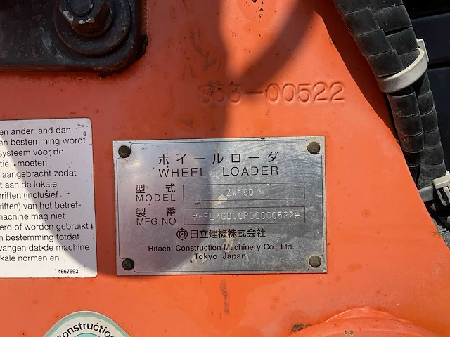 2011 hitachi zw180-3 shovel - afbeelding 36 van  37