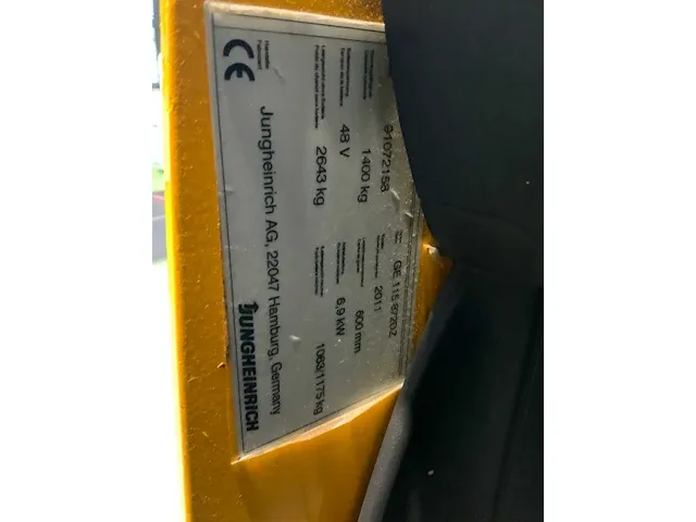 2011 jungheinrich etv 214 reach truck - afbeelding 14 van  23