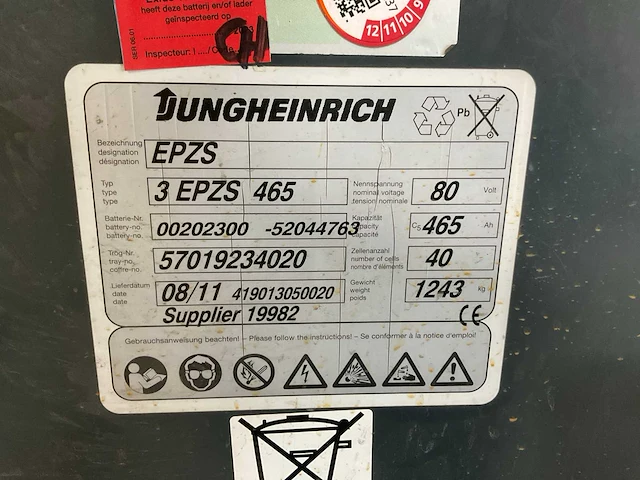 2011 jungheinrich etx 513 reach truck - afbeelding 27 van  41